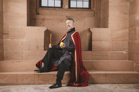 Schauspieler als Figur Heinrich VII.